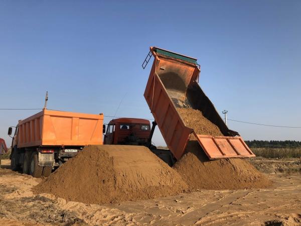 Песок, Отсев, ГПС, Щебень. Асфальтная крошка (ФАБ), Керамзит, Грунт, Чернозем, Суглинок, Глина